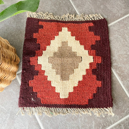 Old Kilim Mini Rug #3／オールド キリム ミニ ラグ 絨毯