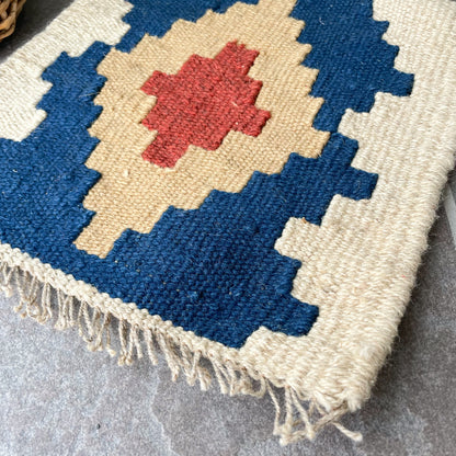 Old Kilim Mini Rug #2／オールド キリム ミニ ラグ 絨毯