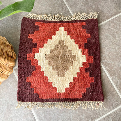 Old Kilim Mini Rug #3／オールド キリム ミニ ラグ 絨毯