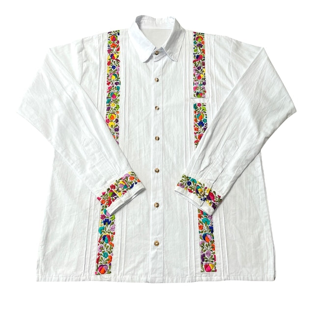 San Antonino Shirt A／サンアントニーノ メキシコ刺繍 シャツ