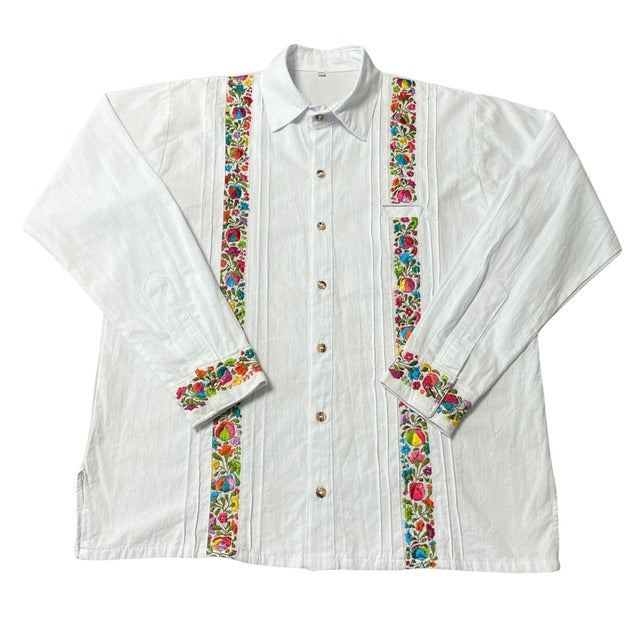 San Antonino Shirt B／サンアントニーノ メキシコ刺繍 シャツ