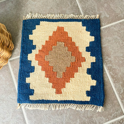 Old Kilim Mini Rug #1／オールド キリム ミニ ラグ 絨毯