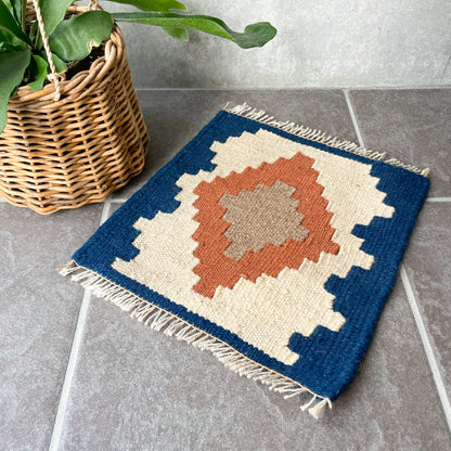 Old Kilim Mini Rug #1／オールド キリム ミニ ラグ 絨毯