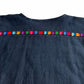 Huipil × Indigo Blouse #1／グアテマラ ウィピル 藍染 ブラウス 刺繍