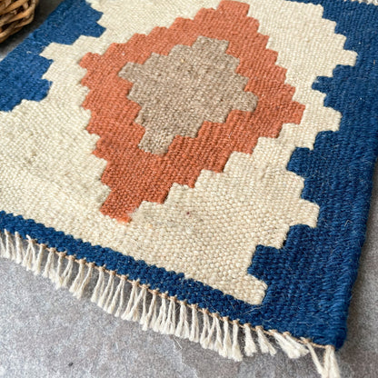 Old Kilim Mini Rug #1／オールド キリム ミニ ラグ 絨毯